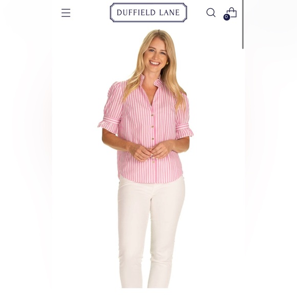 Duffield Lane Marlow Top - 100% cotton - Picture 9 of 10